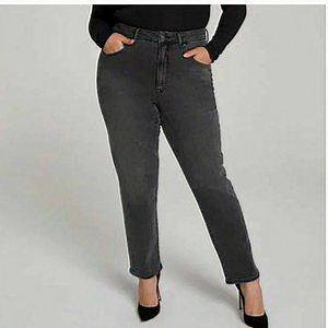 Good American Women's Straight Leg Jeans - Dark Gray